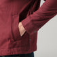 Men's Redloop Solid Slim Fit Flannel Shacket - Detail View