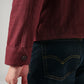 Men's Redloop Solid Slim Fit Flannel Shacket - Detail View