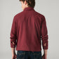 Men's Redloop Solid Slim Fit Flannel Shacket - Back View