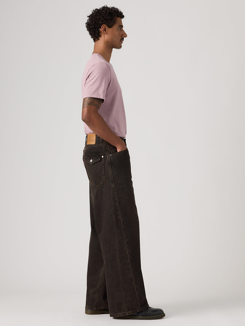 Levi's® Men's Twisted Baggy Wide-Leg  Jeans - Side View