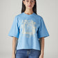 Women's Graphic Print Relaxed Fit T-Shirt - Front View