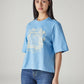Women's Graphic Print Relaxed Fit T-Shirt - Side View