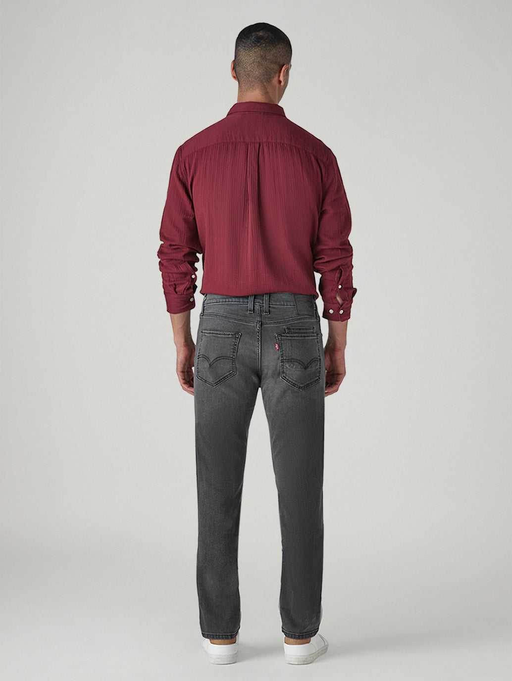 Men's 511 Charcoal Grey Slim Fit Mid Rise Jeans - 20 View