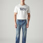 Men's 555 Tinted Dark Indigo Relaxed Straight Fit Mid Rise Jeans - Front View