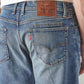 Men's 555 Tinted Dark Indigo Relaxed Straight Fit Mid Rise Jeans - Detail View