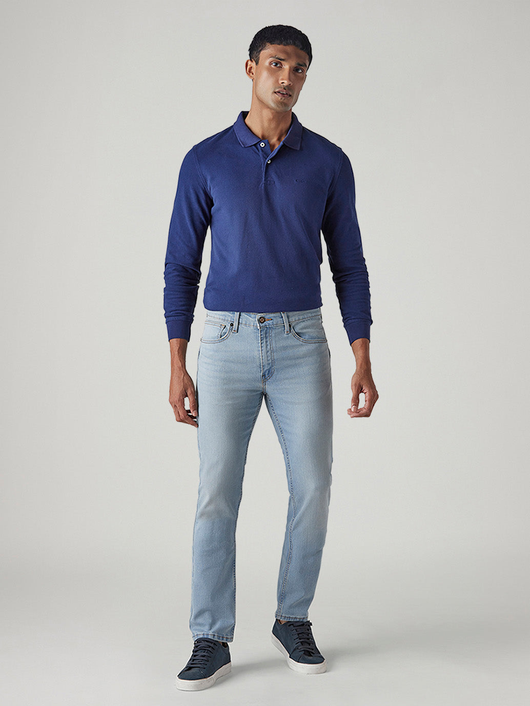 Men's 511 Light Indigo Slim Fit Mid Rise Jeans - Front View