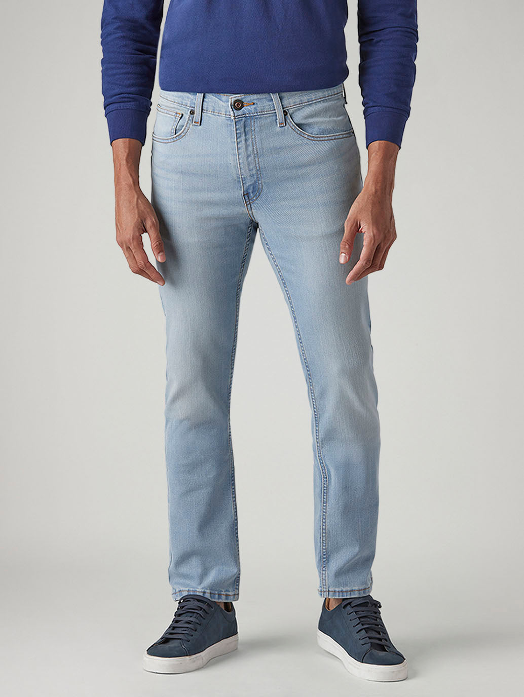 Men's 511 Light Indigo Slim Fit Mid Rise Jeans - Front View