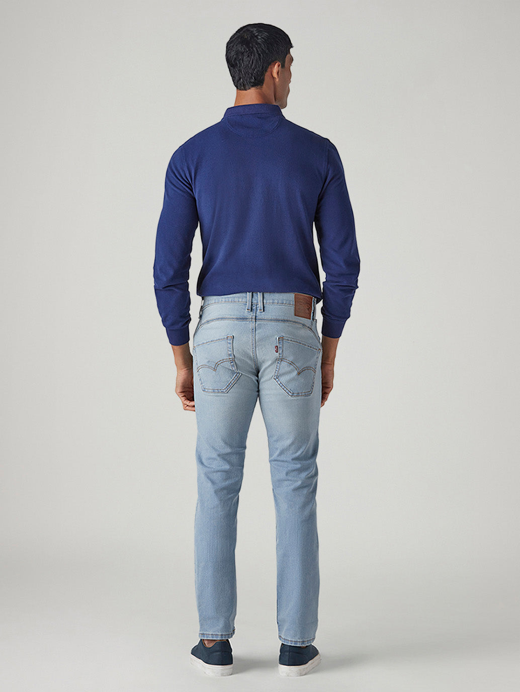 Men's 511 Light Indigo Slim Fit Mid Rise Jeans - Back View