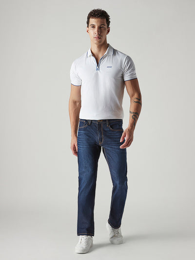 Men's 513 Indigo Slim Straight Fit Mid Rise Jeans-image-33