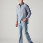 Men's 555 Light Indigo Relaxed Straight Fit Mid Rise Jeans - Styleshot View