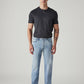 Men's 555 Light Indigo Relaxed Straight Fit Mid Rise Jeans - Front View