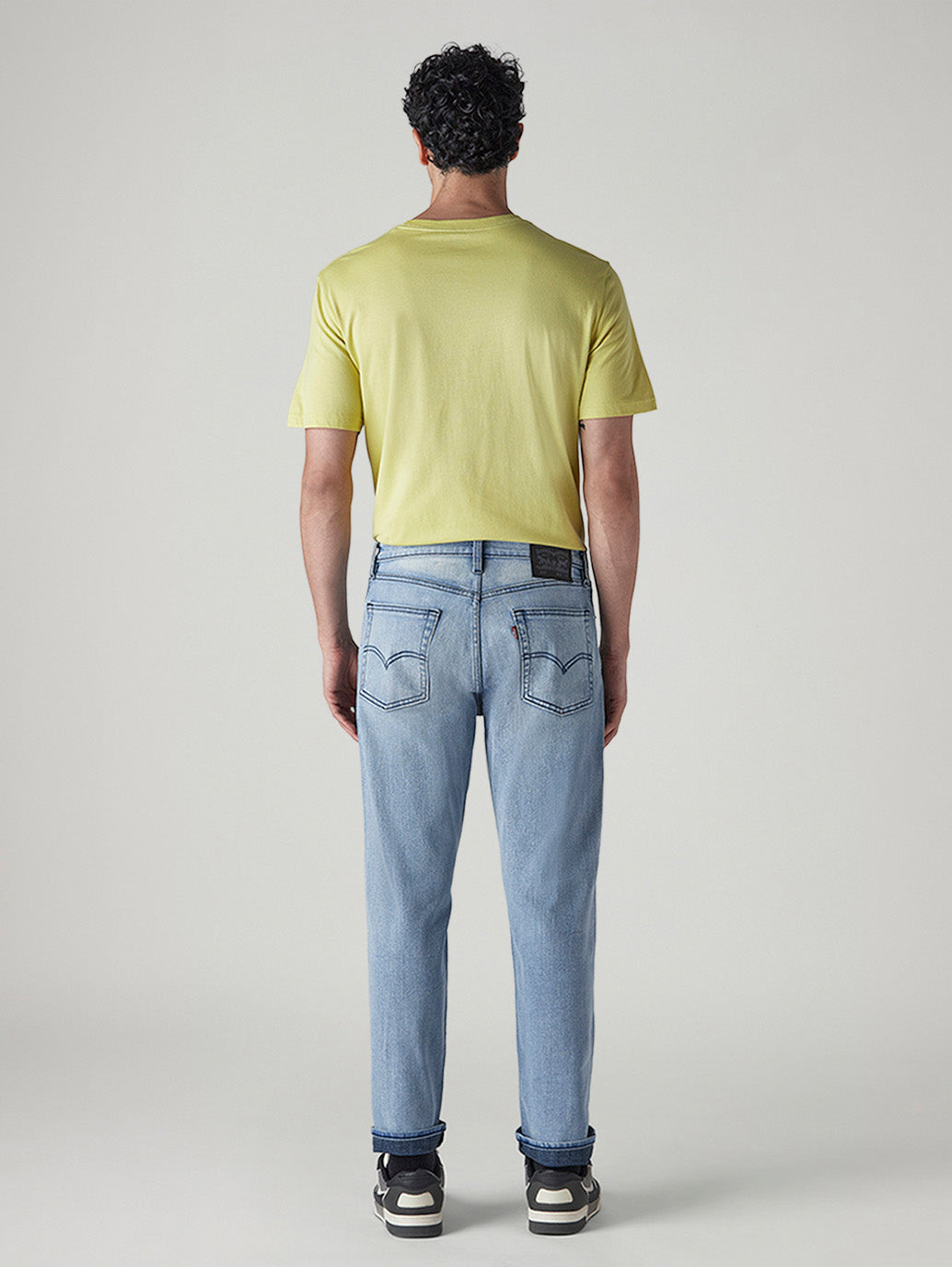 Men's 555 Light Indigo Relaxed Straight Fit Mid Rise Jeans - 01abd0de-4111-4a98-b3db-c626fc5e1895 View