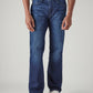 Men's 505 Blue Straight Fit Mid Rise Redloop Jeans - 20 View