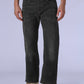 Men's 513 Black Slim Straight Fit Mid Rise Redloop Jeans - Front View