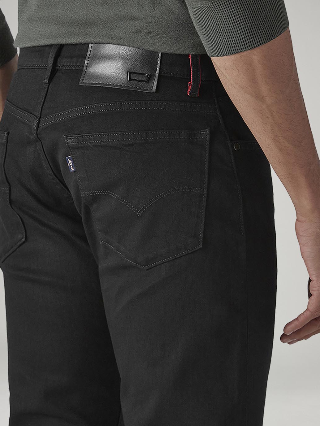 Men's 517 Black Bootcut Fit Mid Rise Redloop Jeans - 20 View