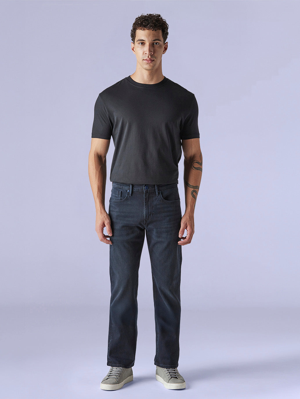 Men's Redloop 527 Navy Bootcut Fit Mid Rise Jeans - baae03ba-5772-451e-a770-43e80065ed86 View