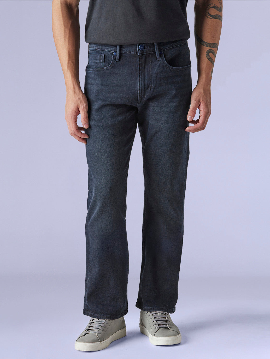 Men's Redloop 527 Navy Bootcut Fit Mid Rise Jeans - 0d3e6765-520b-4929-99e6-0b1bbb390e21 View
