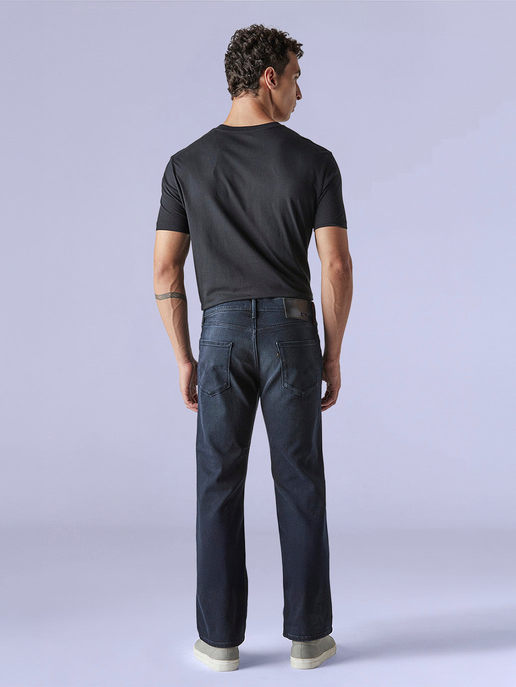 Men's Redloop 527 Navy Bootcut Fit Mid Rise Jeans - e7cba552-880e-41cc-8ce4-0cd306898550 View