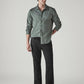 Men's 527 Black Bootcut Fit Mid Rise Redloop Jeans - Logo View