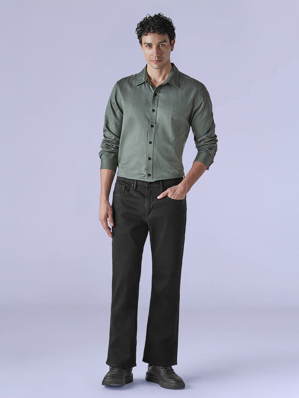 Men's 527 Black Bootcut Fit Mid Rise Redloop Jeans - 60cc423c-6adc-4d01-b3ff-39d457a7626d View