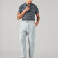Men's Blue Tapered Fit Mid Rise Pull On Chinos - Styleshot View
