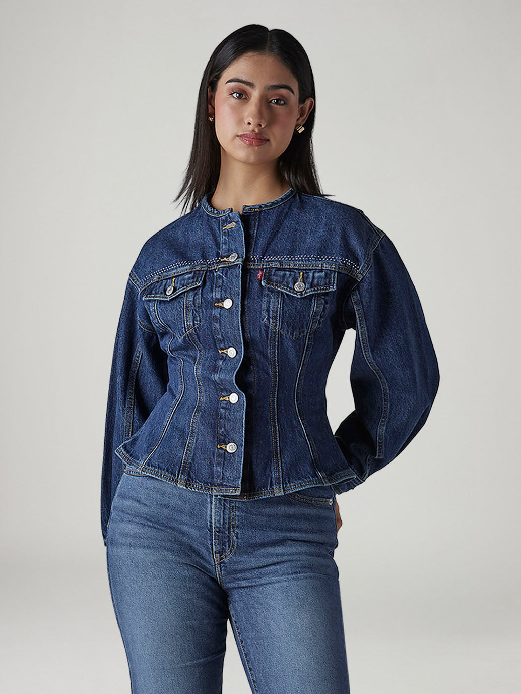 Women's Solid Regular Fit Jacket