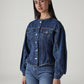 Women's Solid Regular Fit Jacket - Side View