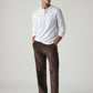 Men's 555 Brown Relaxed Straight Fit Mid Rise Corduroy Chinos - Styleshot View