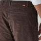 Men's 555 Brown Relaxed Straight Fit Mid Rise Corduroy Chinos - Detail View