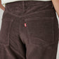 Women's Loose Bootcut Fit Mid Rise Corduroy Trouser - Detail View