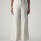Women's Off White Wide Leg Fit High Rise Cinch Trouser - c7251192-44e1-4d87-9104-ddedbb338fa6 View