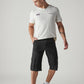 Men's 541 Black Tapered Fit Mid Rise Shorts - Styleshot View