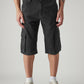 Men's 541 Black Tapered Fit Mid Rise Shorts - Front View