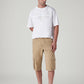 Men's 541 Beige Athletic Tapered Fit Mid Rise Shorts - Styleshot View