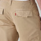 Men's 541 Beige Athletic Tapered Fit Mid Rise Shorts - Detail View