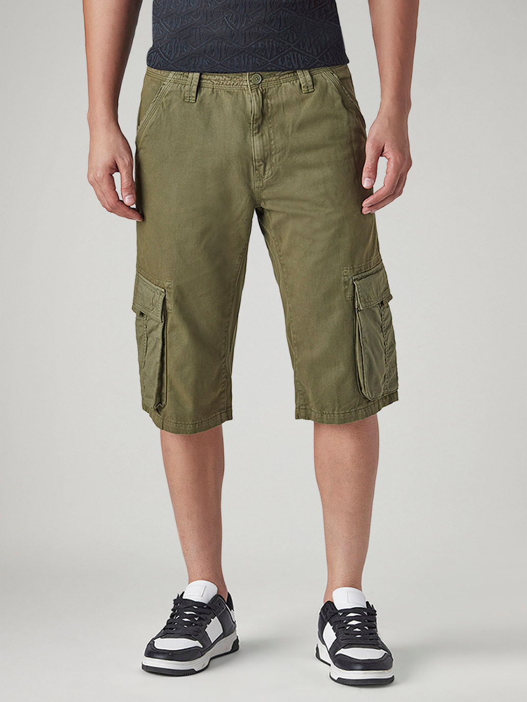 Men's 541 Athletic Tapered Fit Mid Rise Shorts - Front View