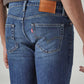 Men's 511 Dark Indigo Slim Fit Mid Rise Jeans - Detail View