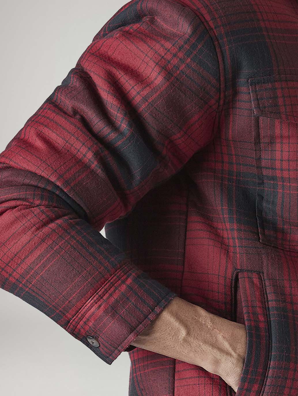 Men's Plaid Regular Fit Jacket - 20 View