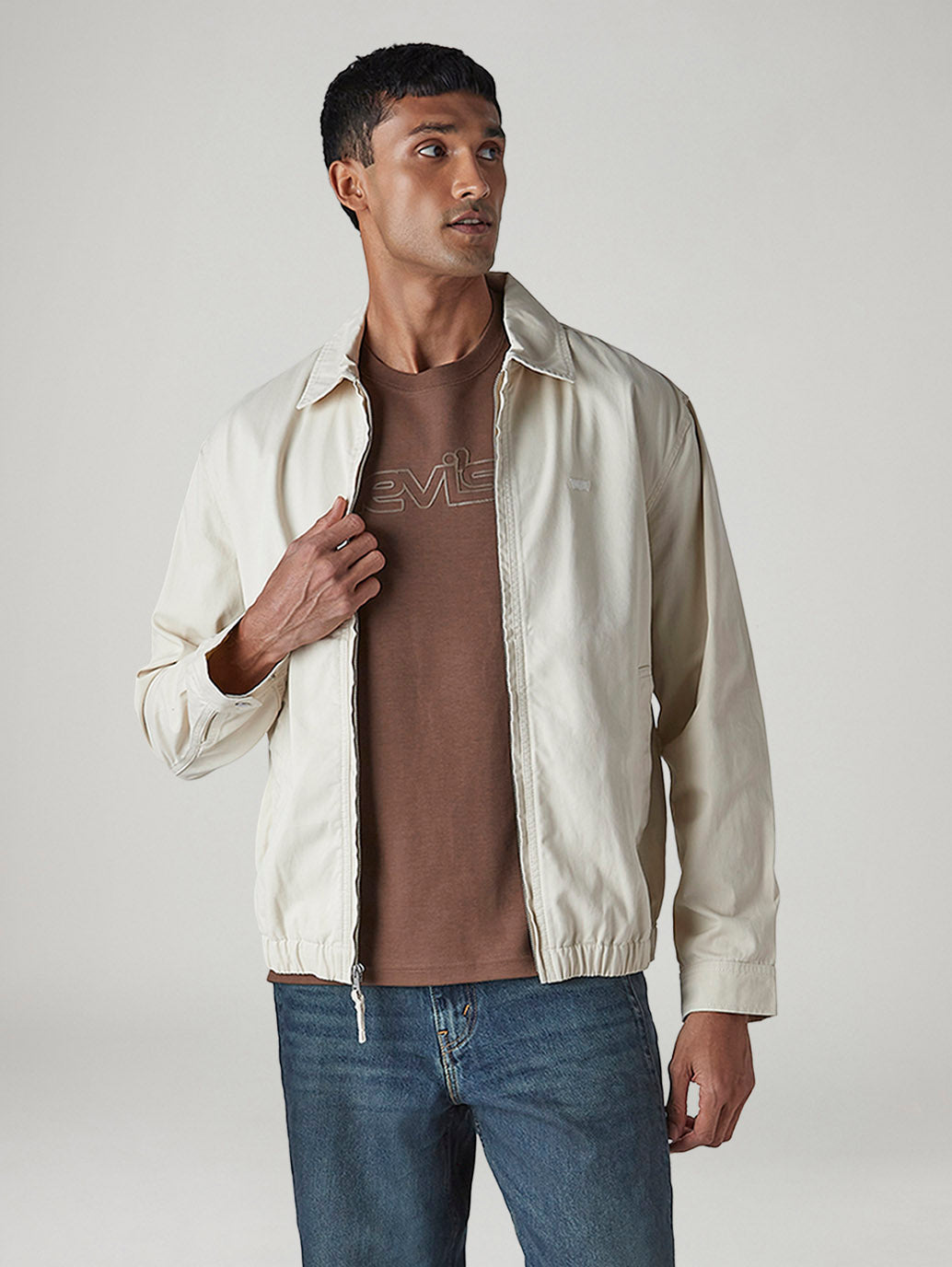 Men's Solid Regular Fit Jacket