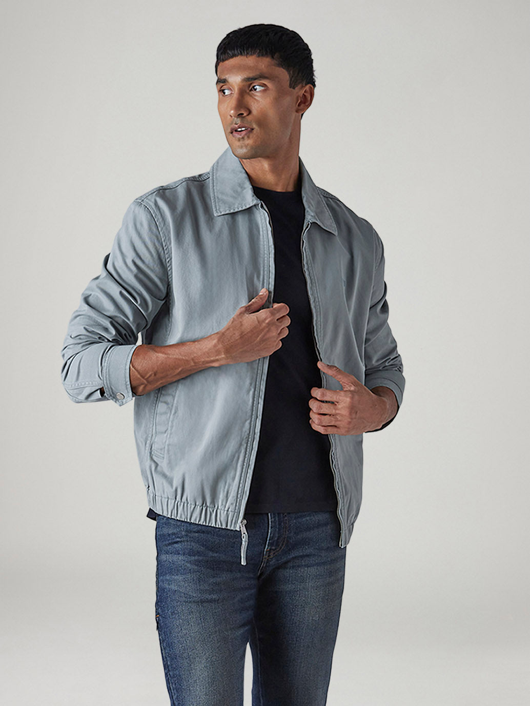 Men's Solid Regular Fit Jacket