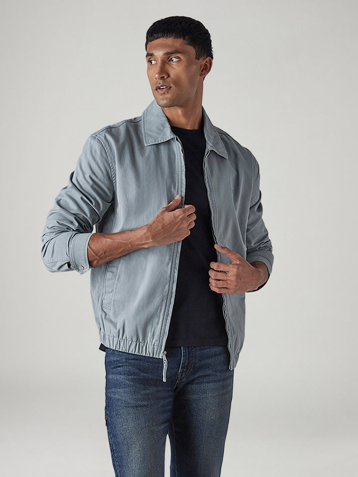 Men's Solid Regular Fit Jacket