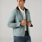 Men's Solid Regular Fit Jacket - Styleshot View