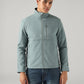 Men's Solid Regular Fit Jacket - Front View