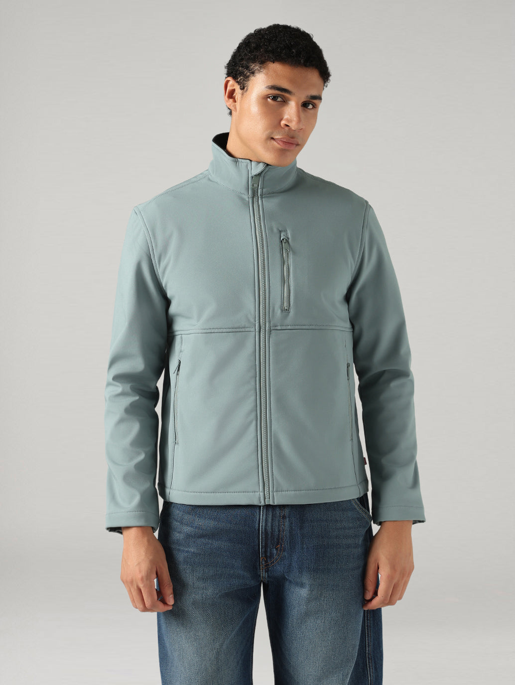 Men's Solid Regular Fit Jacket