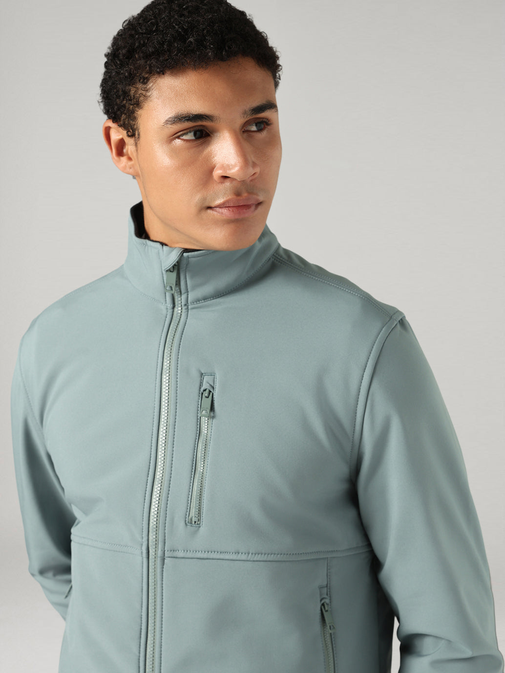 Men's Solid Regular Fit Jacket - 20 View