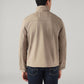 Men's Solid Regular Fit Jacket - Back View