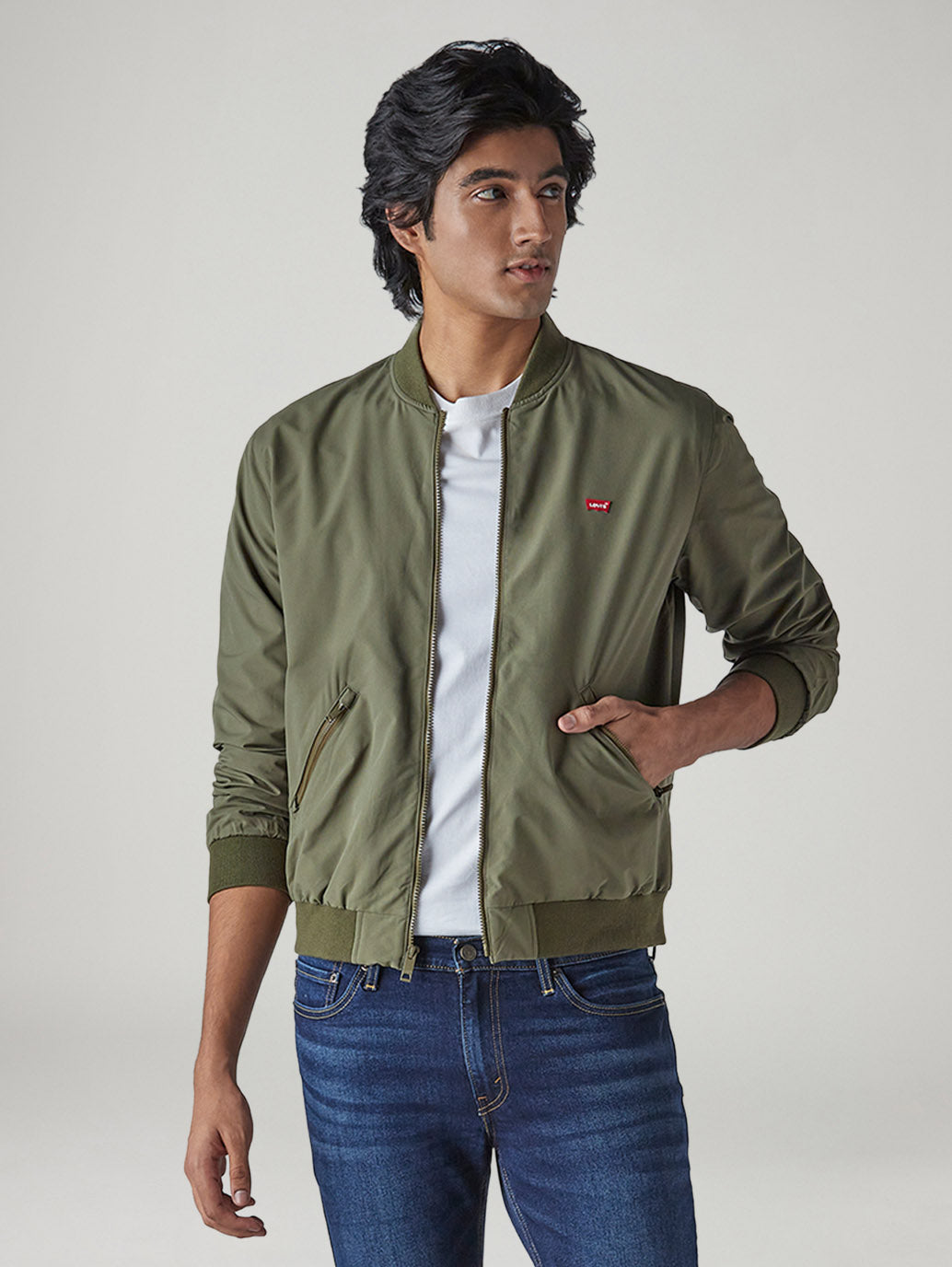 Men's Solid Regular Fit Jacket
