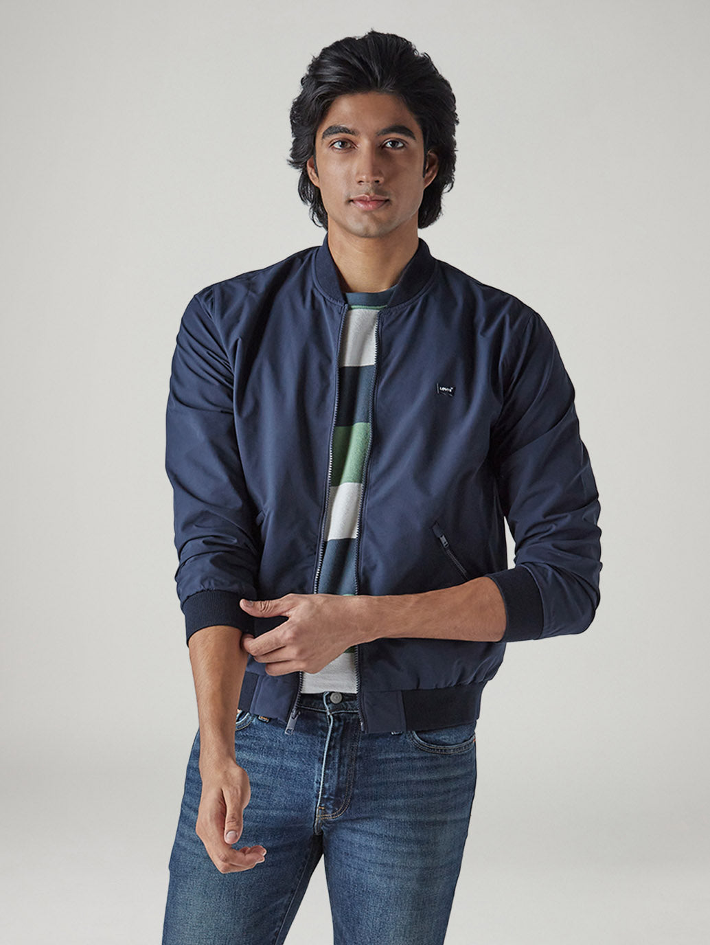 Men's Solid Regular Fit Jacket