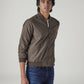 Men's Solid Regular Fit Jacket - Side View