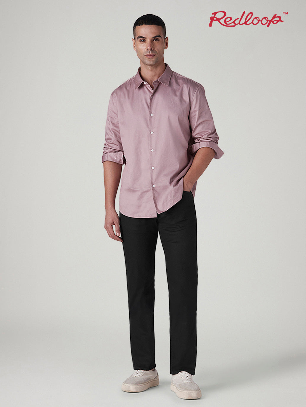 Men's 513 Black Slim Straight Fit Mid Rise Chinos